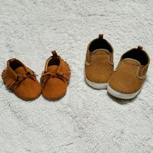 Baby slip on shoe bundle